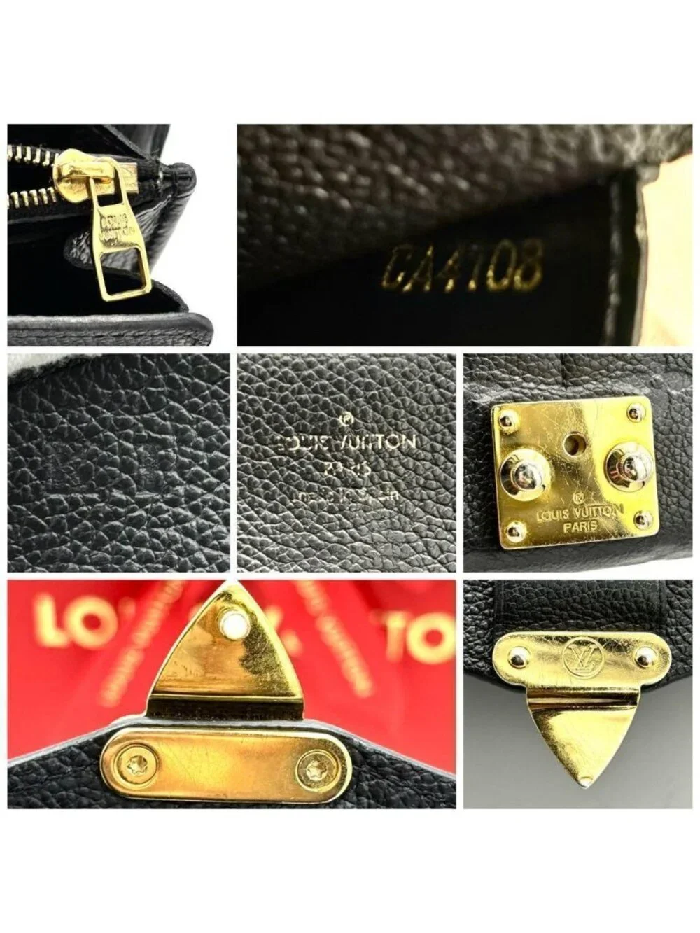 Louis Vuitton Wallet Monogram Empreinte Portefeuille Sarah Metis